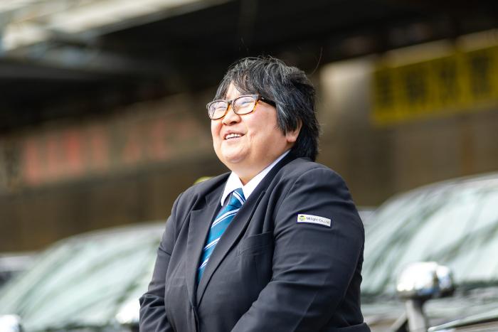 タクシー営業所の女性所長